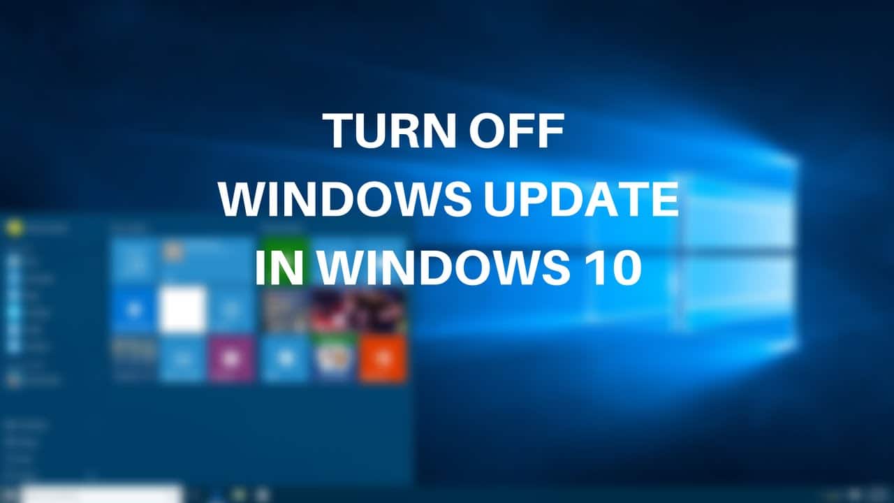 Disable Windows 10 Update